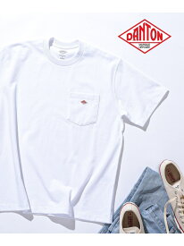 DANTON / POCKET T-shirt 父の日 BEAMS ビームス メン トップス カットソー・Tシャツ ホワイト ブラック ネイビー【送料無料】[Rakuten Fashion]