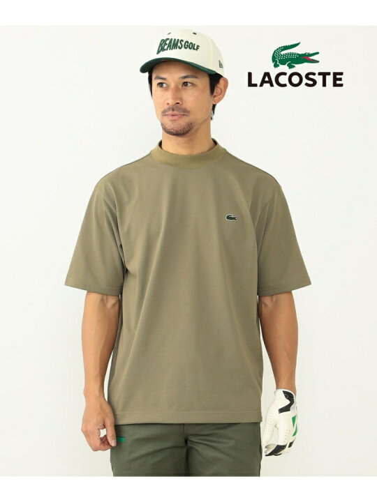 楽天市場】＜MEN＞Lacoste for BEAMS GOLF / 別注 モックネックシャツ 
