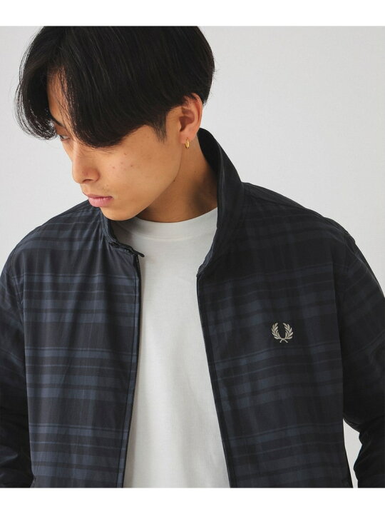 楽天市場】FRED PERRY * BEAMS / 別注 ハリントンジャケット 24SS 
