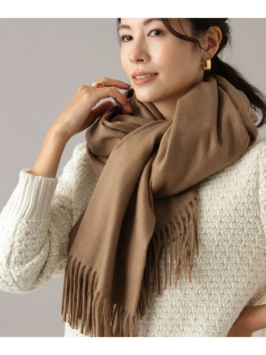 楽天市場】【SALE／30%OFF】カシミヤ ソリッド ストール Demi-Luxe 