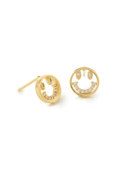 楽天市場 Chalulu スマイル ピアス Ray Beams ビームス ウイメン アクセサリー アクセサリーその他 ゴールド Rakuten Fashion Beams ビームス