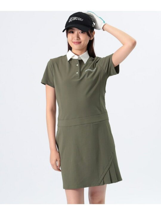 楽天市場】ORANGE LABEL / 裾プリーツ ワンピース BEAMS GOLF ORANGE  