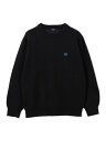 ハート 刺繍 ニット BEAMS HEART MEN ビームス ハート トップス ニット ブラック グレー【送料無料】[Rakuten Fashion]
