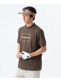 ORANGE LABEL / シーズンロゴ モックネックシャツ BEAMS GOLF ORANGE LABEL ビームス ゴルフ トップス カットソー・Tシャツ グリーン ネイビー ホワイト【送料無料】[Rakuten Fashion]