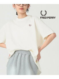 【別注/ベーシック/ゆったり】FRED PERRY / Reluxed Pique T-shirt フレッドペリー ピケTシャツ スポーツミックス Ray BEAMS ビームス ウイメン トップス カットソー・Tシャツ ブラック グレー レッド【送料無料】[Rakuten Fashion]