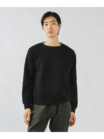 ジオメトリック キルト クルーネック スウェット BEAMS HEART MEN ビームス ハート トップス スウェット・トレーナー ベージュ ブラック ホワイト【送料無料】[Rakuten Fashion]