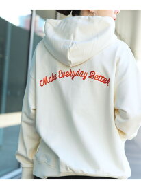B-HEART ロゴ フード パーカー BEAMS HEART WOMEN ビームス ハート トップス パーカー・フーディー ホワイト【送料無料】[Rakuten Fashion]