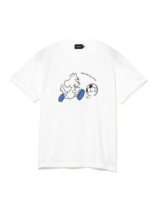 �ySALE�^40%OFF�zBEAMS T�bJust Having Kick T-shirt�b�����Y T�V���c �J�b�g�\�[�b���� �v�����gT�b���j�[�N�ȃL�����N�^�[ �T�b�J�[�b�V�ѐS����A�[�g���[�N�b���􂢉\�b�t�� BEAMS T �r�[���XT �g