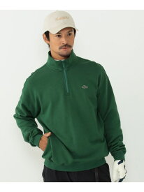 【SALE／40%OFF】LACOSTE for BEAMS GOLF / 別注 ハーフジップ スウェット シャツ BEAMS GOLF ORANGE LABEL ビームス ゴルフ トップス スウェット・トレーナー グリーン ベージュ ネイビー【RBA_E】【送料無料】[Rakuten Fashion]