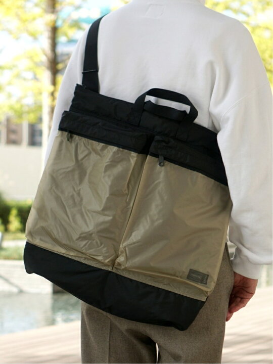 楽天市場】PORTER × BEAMS / 別注 リップストップ ヘルメット バッグ  