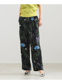TICCA / フラワー プリント パンツ Demi-Luxe BEAMS デミルクス ビームス パンツ その他のパンツ ブラウン ブラック【先行予約】*【送料無料】[Rakuten Fashion]