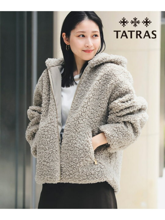 楽天市場】【残りわずか！】TATRAS / IPAMA ボア フードジャケット 