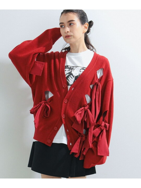 楽天市場】【SALE／50%OFF】MIYAO * Ray BEAMS / 別注 リボン ニット  