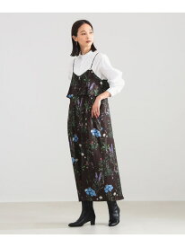 【別注】TICCA / フラワー プリント キャミワンピース Demi-Luxe BEAMS デミルクス ビームス ワンピース・ドレス その他のワンピース・ドレス ブラック ブラウン【送料無料】[Rakuten Fashion]