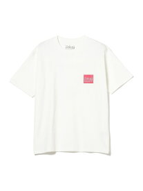 Manhattan Portage / ボックスロゴ プリント Tシャツ B:MING by BEAMS ビーミング ライフストア バイ ビームス トップス カットソー・Tシャツ ブラック ベージュ ブルー ホワイト グリーン【送料無料】[Rakuten Fashion]