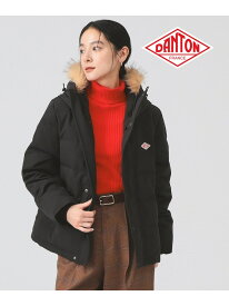 【ダントン/ファー付き/ダウン/防寒/ショート丈】DANTON / FAKE FUR HOODED DOWN JACKET 25AW フード付き あったか ダウンジャケット Ray BEAMS ビームス ウイメン ジャケット・アウター ダウンジャケット・ダウンベスト ベージュ ブラック【送料無料】[Rakuten Fashion]