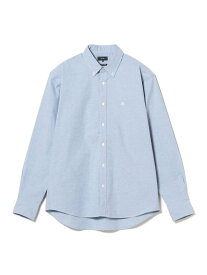 ストレッチ オックスフォード ミニボタンダウンシャツ BEAMS ビームス メン トップス シャツ・ブラウス ネイビー ホワイト【送料無料】[Rakuten Fashion]