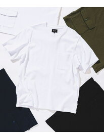 BEAMS / ヘビーウエイト ポケット Tシャツ 24SS 父の日 BEAMS ビームス メン トップス カットソー・Tシャツ ホワイト ブラック カーキ ネイビー【送料無料】[Rakuten Fashion]