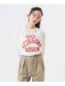 【別注】SCREEN STARS / プリント ロングスリーブ Tシャツ BEAMS BOY ビームス ウイメン トップス カットソー・Tシャツ ネイビー ホワイト【送料無料】[Rakuten Fashion]