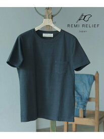 REMI RELIEF * BEAMS PLUS / 別注 Pocket T-shirt 24SS BEAMS PLUS ビームス メン トップス カットソー・Tシャツ ブラック ホワイト ネイビー【送料無料】[Rakuten Fashion]