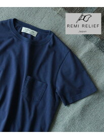 REMI RELIEF * BEAMS PLUS / 別注 Pocket T-shirt BEAMS PLUS ビームス メン トップス カットソー・Tシャツ ブラック ホワイト ブルー ネイビー【送料無料】[Rakuten Fashion]