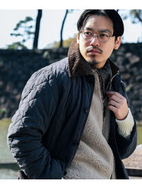 AUBERGE / LESTER キルティングジャケット Brilla per il gusto ビームス メン ジャケット・アウター ブルゾン・ジャンパー ブラウン ネイビー【送料無料】[Rakuten Fashion]