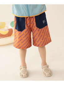 BEAMS mini / ロゴ スイムショーツ 24SS(Boys 100~130cm) BEAMS mini ビームス ミニ 水着・スイムグッズ 水着 オレンジ ブルー【送料無料】[Rakuten Fashion]