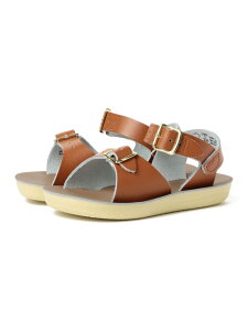 SALT WATER SANDALS / Surfer �E�H�b�V���u�� ���U�[ �T���_��(��13~15cm) ���ǂ� �r�[���X �R�h�� �r�[���X �V���[�Y�E�C �T���_�� �z���C�g�y���������z[Rakuten Fashion]