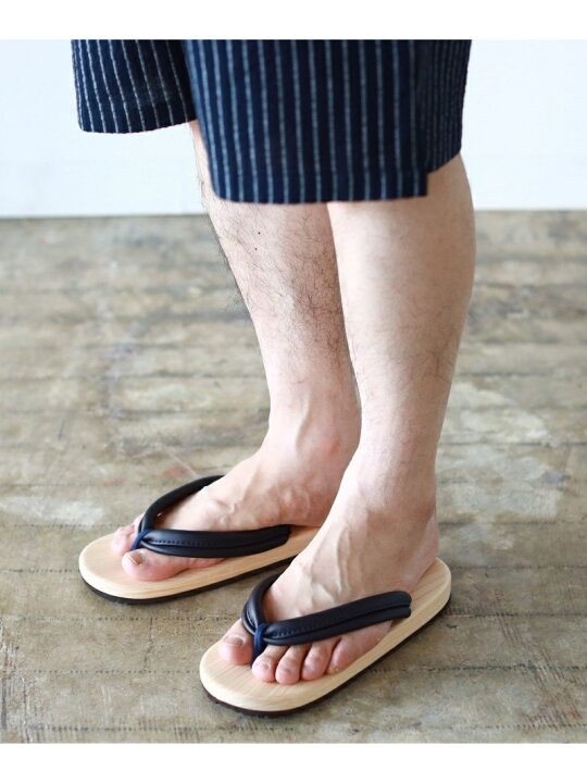 楽天市場】＜UNISEX＞うらつか工房 / 別注 下駄 サンダル レザー BEAMS 