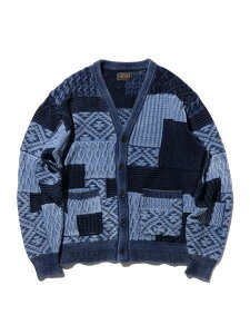 BEAMS PLUS / �C���f�B�S �p�b�`���[�N �J�[�f�B�K�� BEAMS PLUS �r�[���X ���� �g�b�v�X �j�b�g �l�C�r�[�y���������z[Rakuten Fashion]