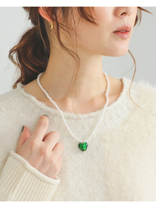 楽天市場】BEAMS HEART / ハートガラス ネックレス BEAMS HEART WOMEN 