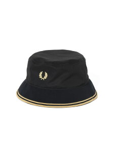�y�ʒ��zFRED PERRY / Bucket Hat BEAMS �r�[���X ���� �X�q �L���b�v �u���b�N �l�C�r�[�y���������z[Rakuten Fashion]