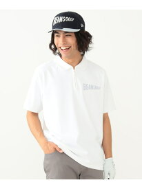 【吸水速乾】BEAMS GOLF ORANGE LABEL / フラッグロゴ ハーフジップ ポロシャツ BEAMS GOLF ORANGE LABEL ビームス ゴルフ トップス ポロシャツ ホワイト ブラック カーキ【送料無料】[Rakuten Fashion]