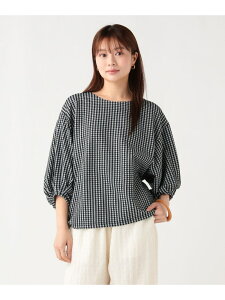 �^�b�N �h���}���X���[�u �v���I�[�o�[ BEAMS HEART WOMEN �r�[���X �n�[�g �g�b�v�X �J�b�g�\�[�ET�V���c �l�C�r�[ �u���b�N�y���������z[Rakuten Fashion]