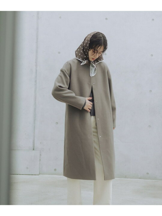 楽天市場】【SALE／30%OFF】【1/9新規値下げ】ノーカラー コート(S~M