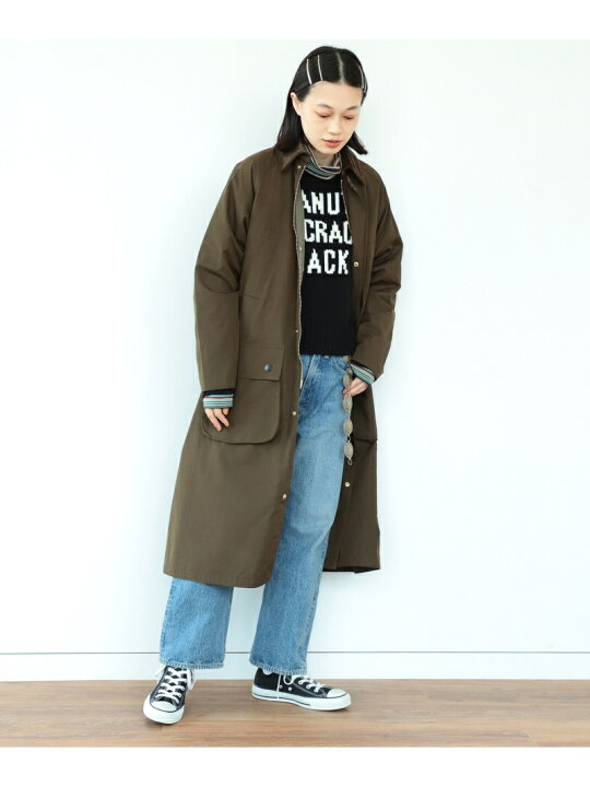 楽天市場】Barbour × BEAMS BOY / 別注 Balvenie Long Jacket BEAMS  