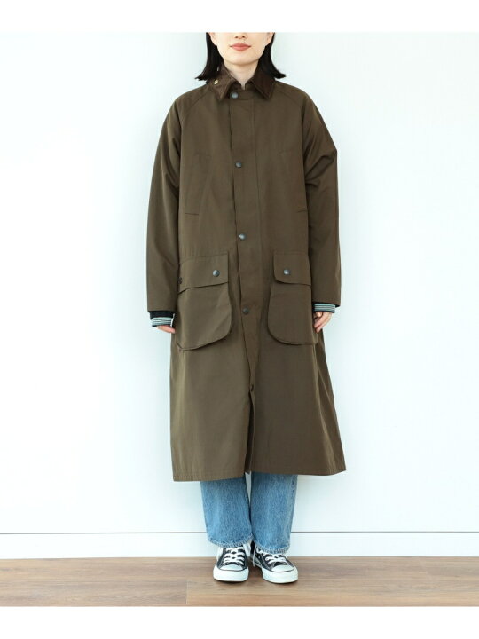 楽天市場】Barbour × BEAMS BOY / 別注 Balvenie Long Jacket BEAMS 
