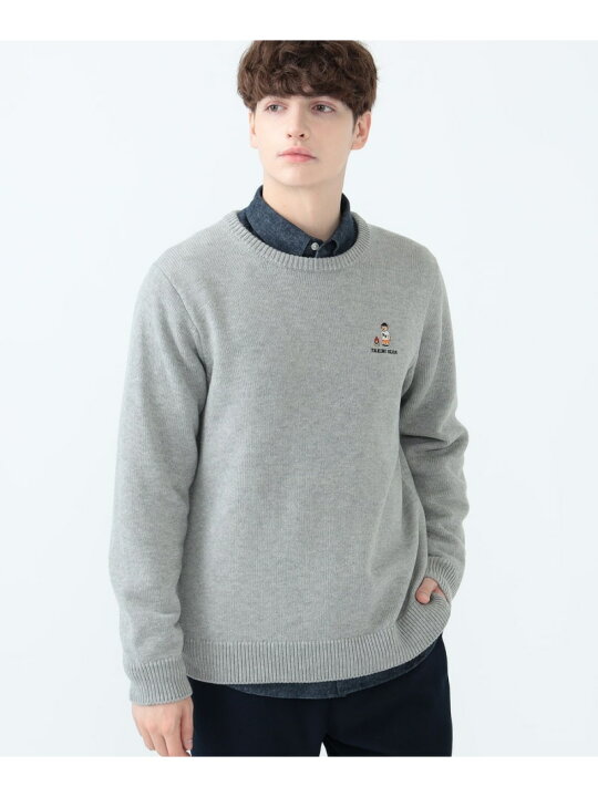 楽天市場】ベアー 刺繍 クルーネック ニット 25AW BEAMS HEART MEN 