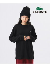 LACOSTE / ベーシック ロングスリーブ Tシャツ BEAMS BOY ビームス ウイメン トップス カットソー・Tシャツ ブラック ホワイト【先行予約】*【送料無料】[Rakuten Fashion]