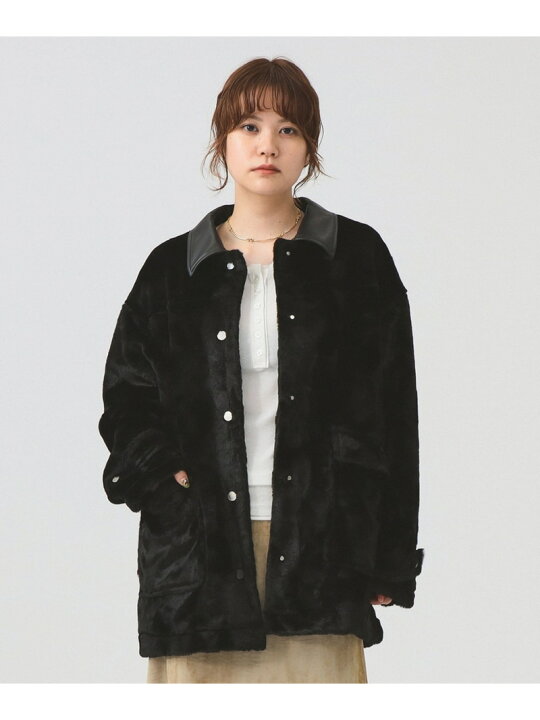 楽天市場】【SALE／30%OFF】RBS / フェイクファー ステンカラー コート 