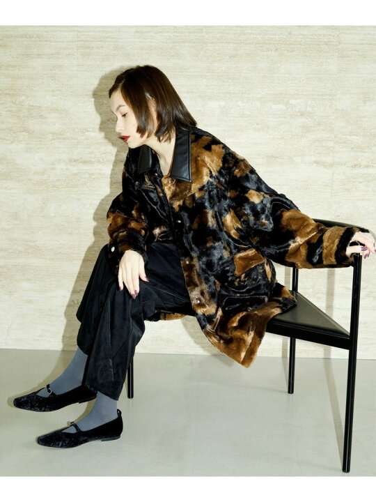 楽天市場】【SALE／30%OFF】RBS / フェイクファー ステンカラー コート 