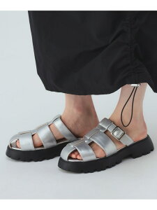 �{�����[���\�[�� �O���J �T���_�� 26SS BEAMS HEART WOMEN �r�[���X �n�[�g �V���[�Y�E�C �T���_�� �u���b�N �V���o�[ �z���C�g�y���������z[Rakuten Fashion]