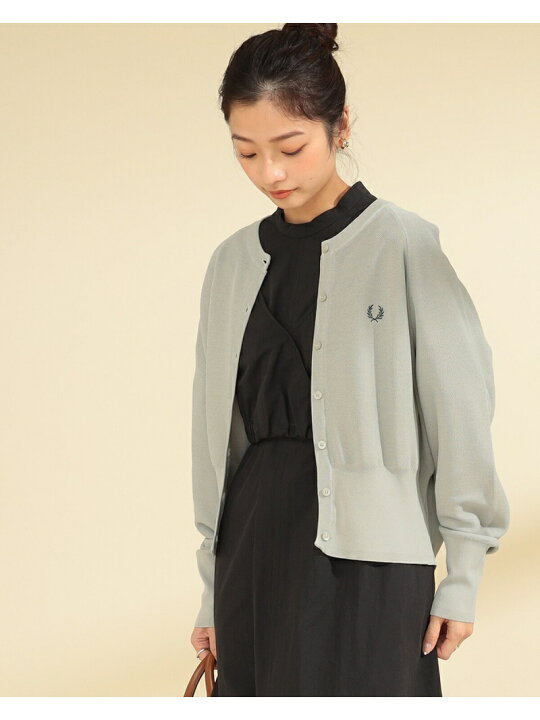 楽天市場】FRED PERRY × Ray BEAMS / 別注 クルーネック カーディガン  
