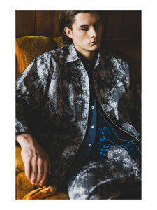 �ySALE�^50%OFF�zP-Man Jacket Supima Herringbone on Paint Print BEAMS PLUS �r�[���X ���� �W���P�b�g�E�A�E�^�[ �u���]���E�W�����p�[ �O���[�� �u���[ �O���[�yRBA_E�z�y���������z[Rakuten Fashion]