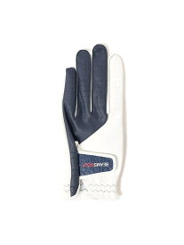 BG.ColerGlove2エンボスロゴ バイカラー グローブ2(左手用) BEAMS GOLF ビームス ゴルフ ファッション雑貨 手袋 ネイビー[Rakuten Fashion]