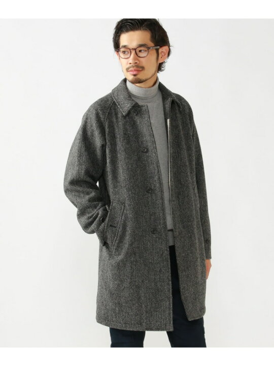楽天市場】BEAMS PLUS / ハリスツイード バルカラー コート BEAMS PLUS 
