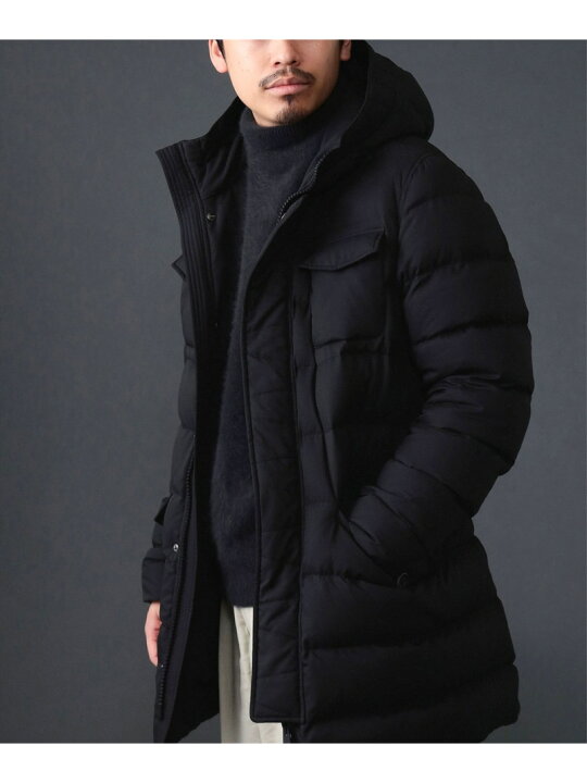 楽天市場】HERNO / 別注 4ポケット フーデッド ダウンコート BEAMS F 