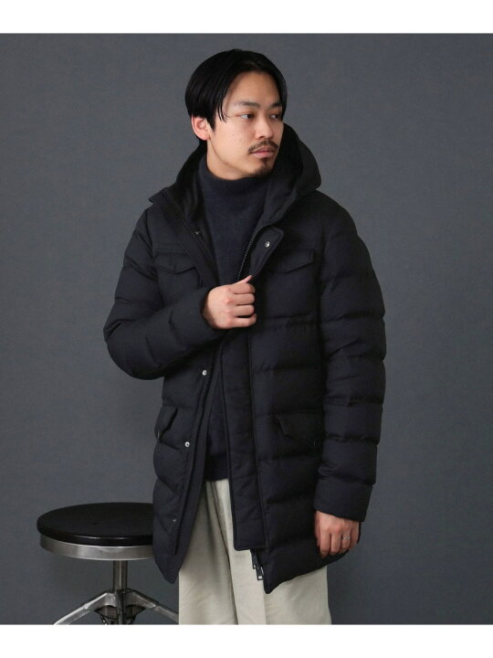 楽天市場】HERNO / 別注 4ポケット フーデッド ダウンコート BEAMS F 