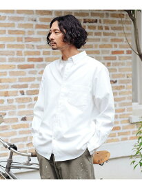 【SALE／30%OFF】吸水速乾 オックス ボタンダウン シャツ B:MING by BEAMS ビーミング ライフストア バイ ビームス トップス シャツ・ブラウス ブルー ホワイト【RBA_E】【送料無料】[Rakuten Fashion]