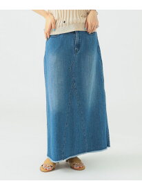 【SALE／60%OFF】綿麻 デニム スカート(S~M) B:MING by BEAMS ビーミング ライフストア バイ ビームス スカート その他のスカート ホワイト ネイビー【RBA_E】【送料無料】[Rakuten Fashion]
